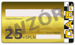 Voucher firmowy TAXI
